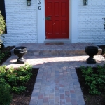 Brick Paver Front Porch and Walkway Ozaukee